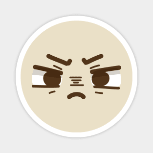 Angry Cute Face Magnet